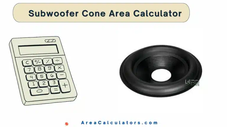 Subwoofer Cone Area Calculator