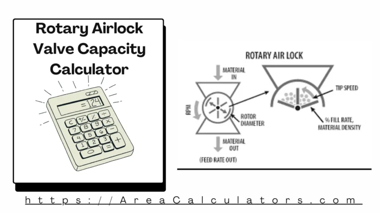 Rotary Airlock Valve Capacity Calculator
