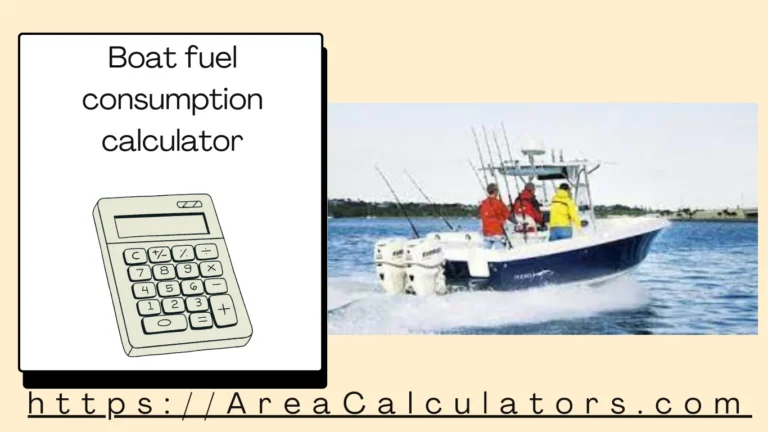 Boat Fuel Consumption Calculator