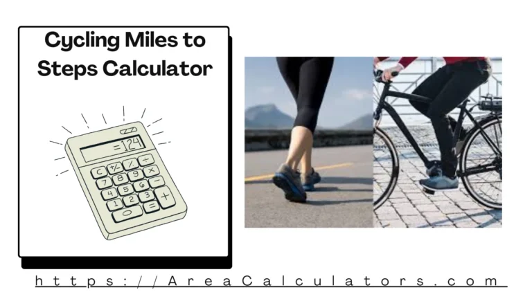 Cycling Miles to Steps Calculator