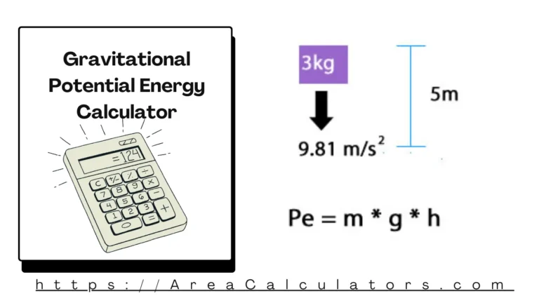 Gravitational Potential Energy Calculator