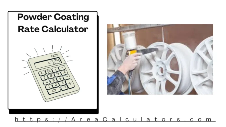 Powder Coating Rate Calculator