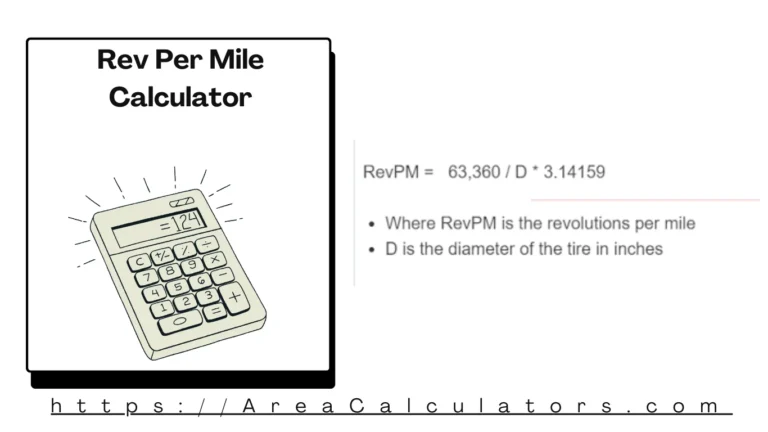 Rev Per Mile Calculator
