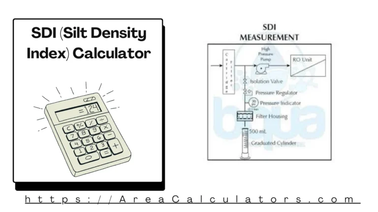 SDI (Silt Density Index) Calculator