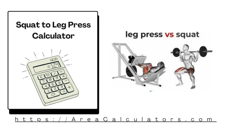 Squat to Leg Press Calculator