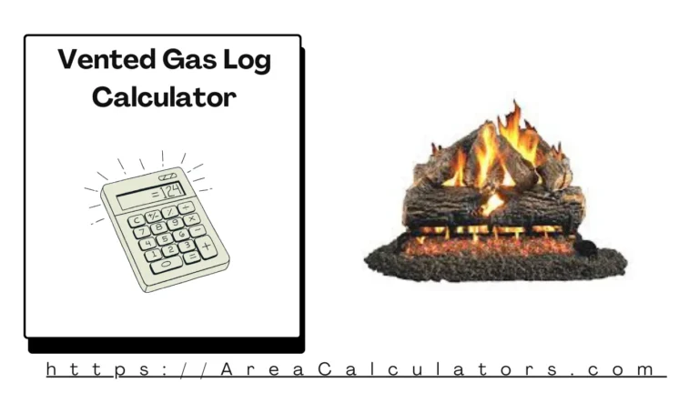 Vented Gas Log Calculator