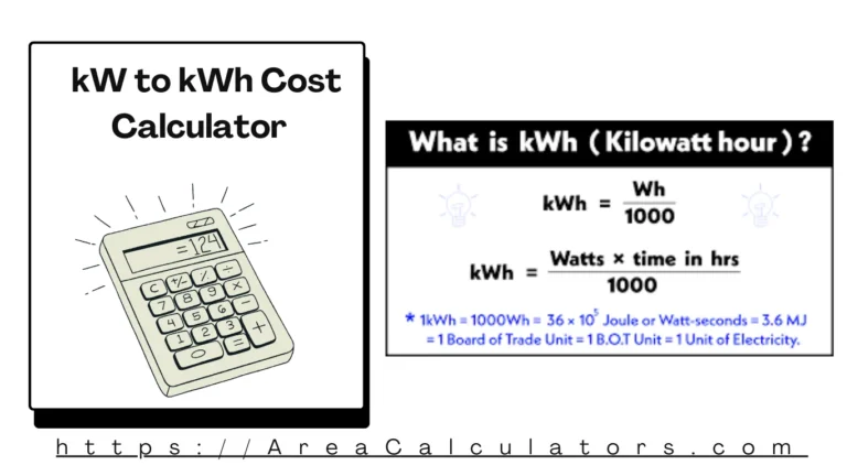kW to kWh Cost Calculator