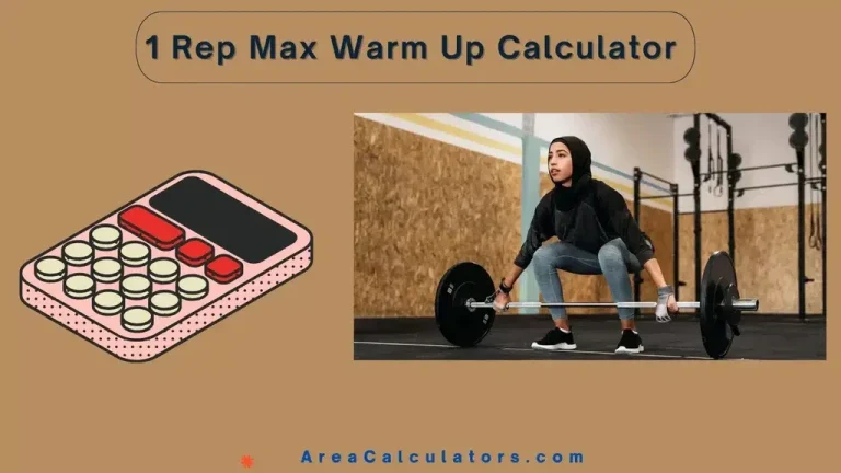 1 rep max warm up calculator