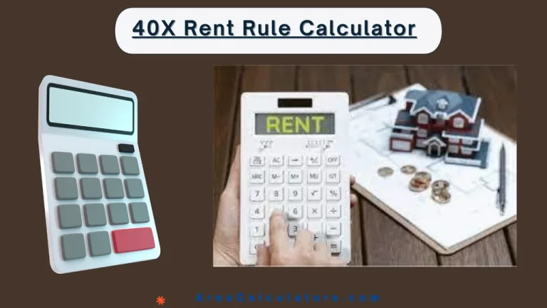 40x rent rule calculator