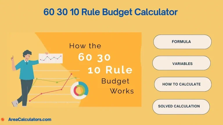 60 30 10 rule budget calculator