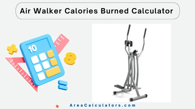 air walker calories burned calculator