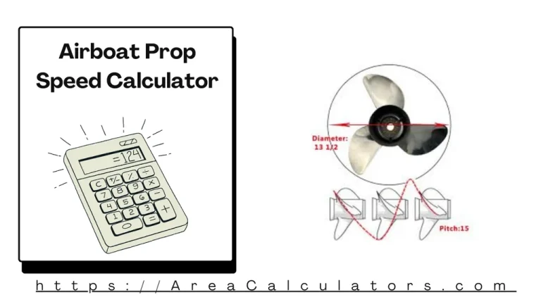 airboat prop speed calculator