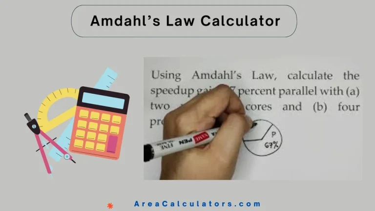 amdahls law calculator