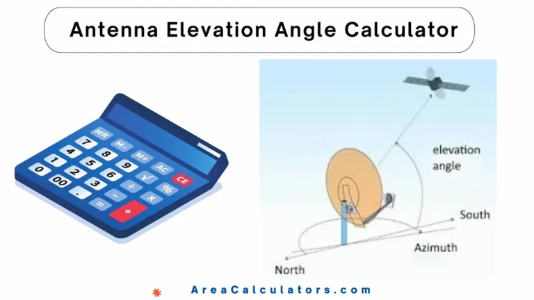 antenna elevation angle calculator