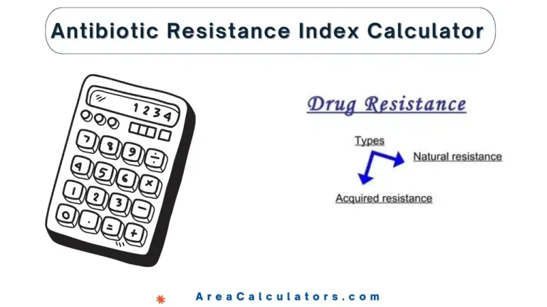 antibiotic resistance index calculator