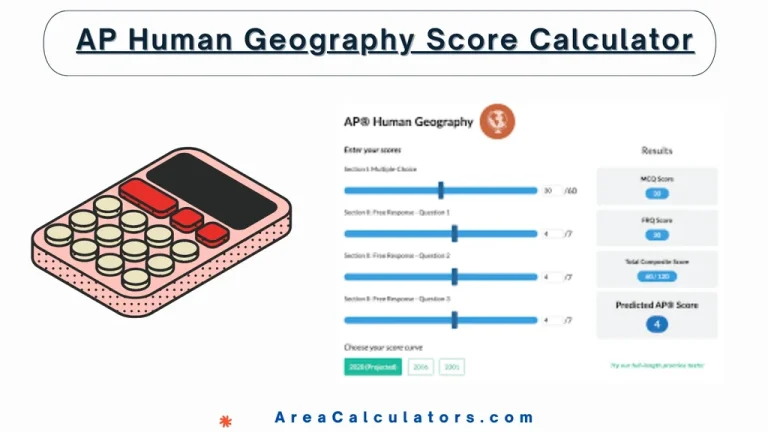 ap human geography score calculator