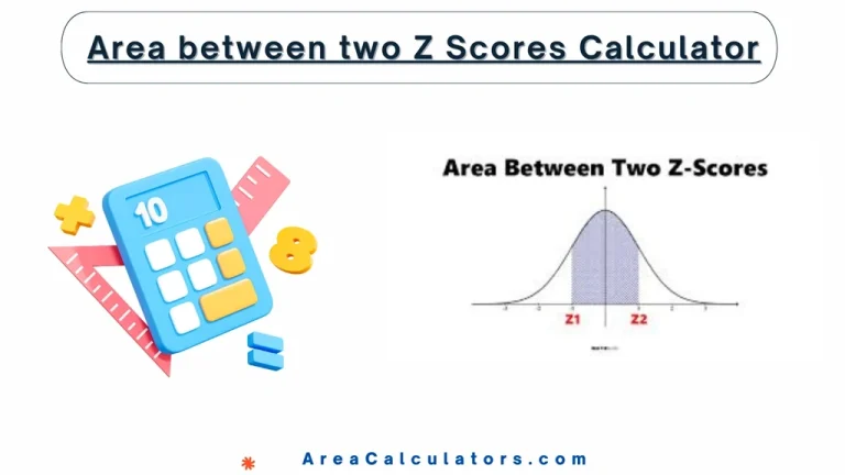 area between two z scores calculator