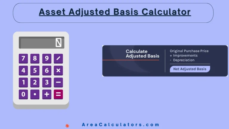 asset adjusted basis calculator