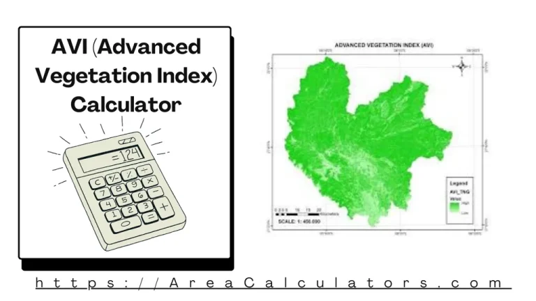 avi advanced vegetation index calculator