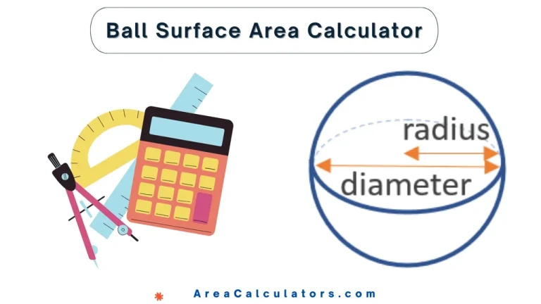 ball surface area calculator