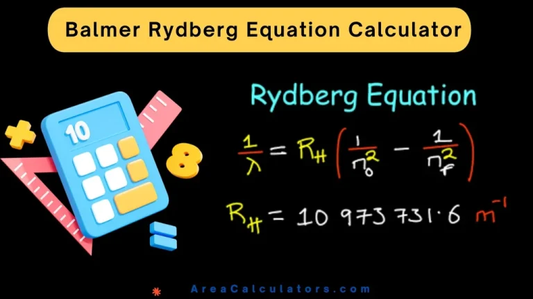 balmer rydberg equation calculator