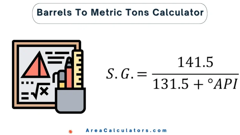 barrels to metric tons calculator