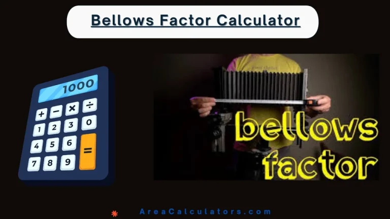 bellows factor calculator
