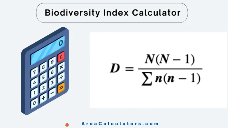 biodiversity index calculator