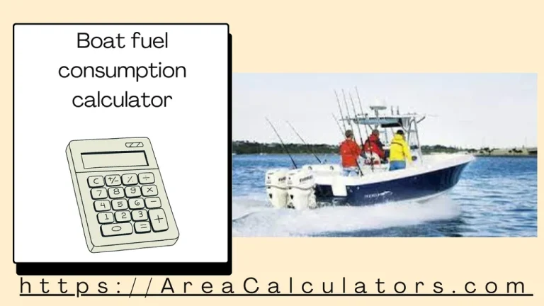 boat fuel consumption calculator
