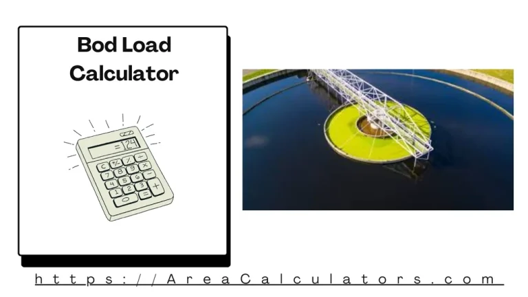 bod load calculator