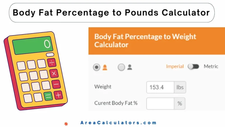 body fat percentage to pounds calculator