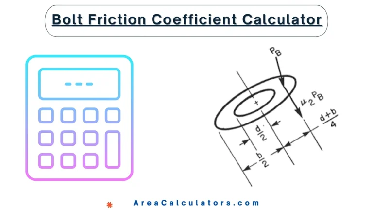 bolt friction coefficient calculator