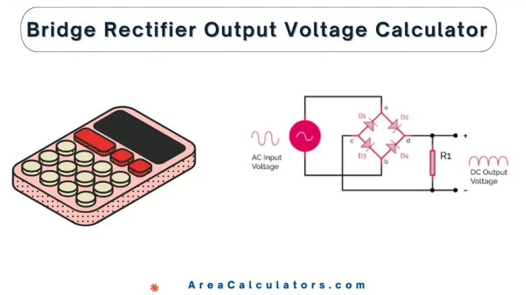 bridge rectifier output voltage calculator