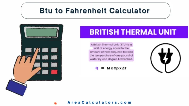 btu to fahrenheit calculator
