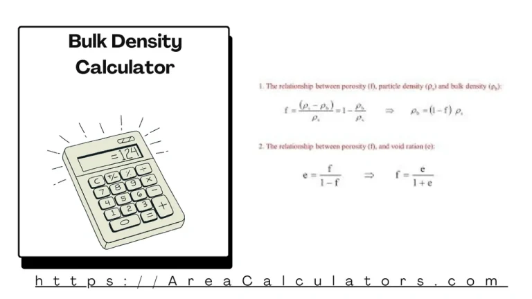 bulk density calculator