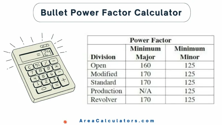 bullet power factor calculator