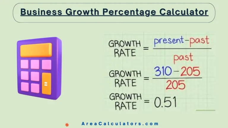 business growth percentage calculator