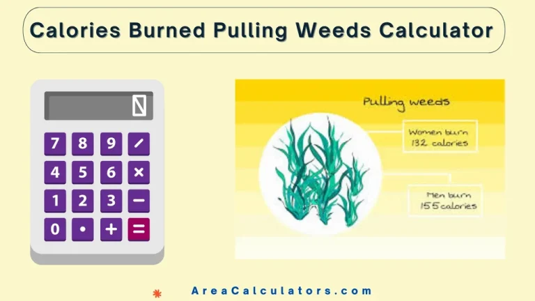 calories burned pulling weeds calculator