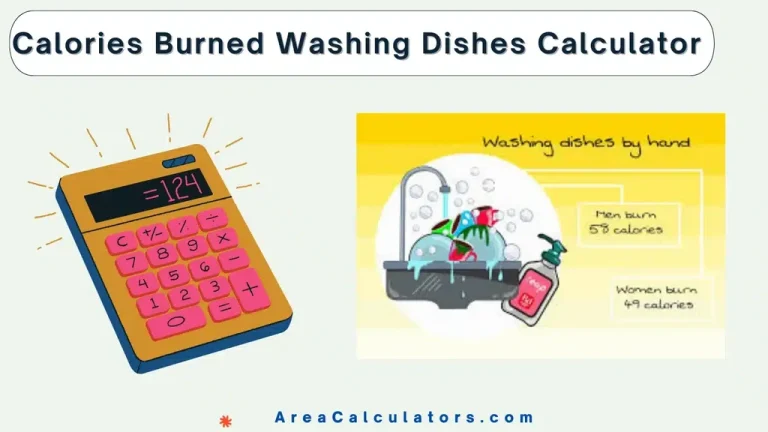 calories burned washing dishes calculator