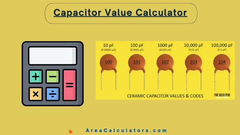 capacitor value calculator