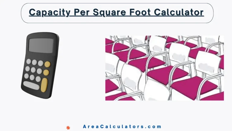 capacity per square foot calculator