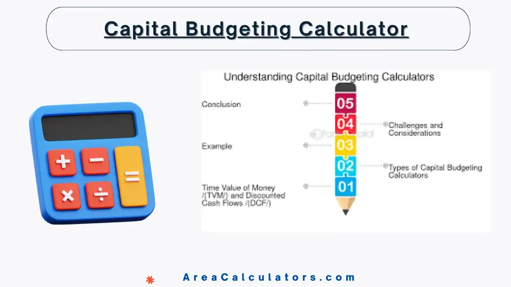 Capital Budgeting Calculator - Area Calculators