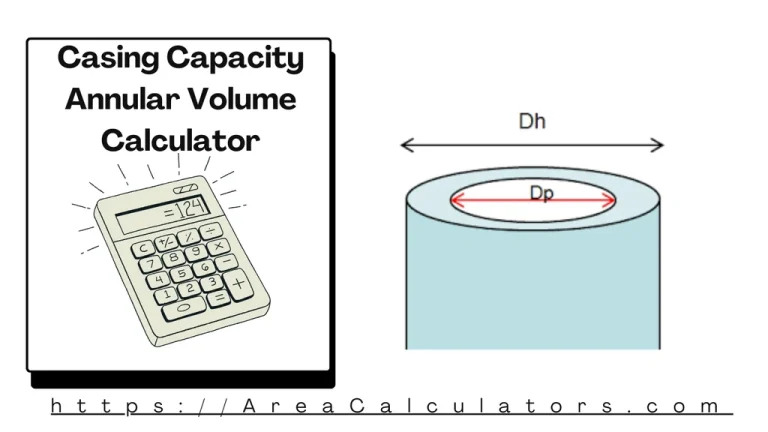 casing capacity annular volume calculator