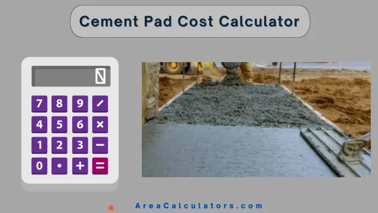 cement pad cost calculator
