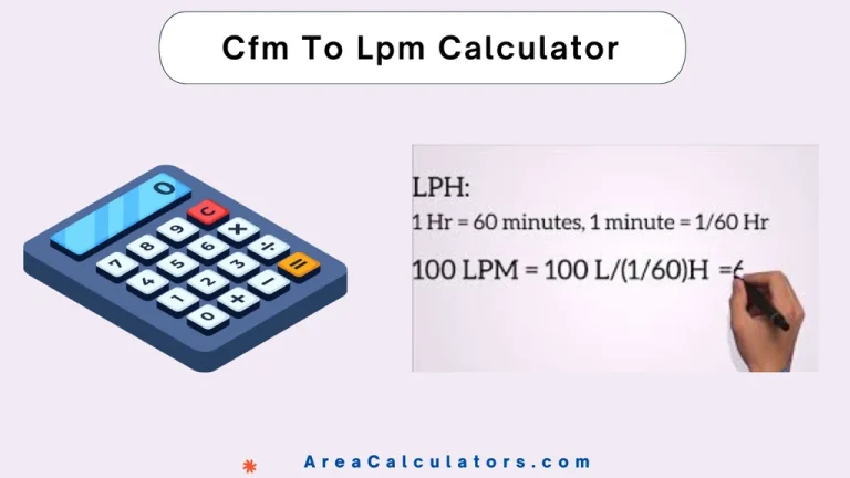 cfm to lpm calculator