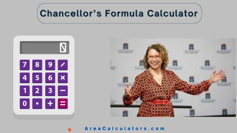chancellors formula calculator