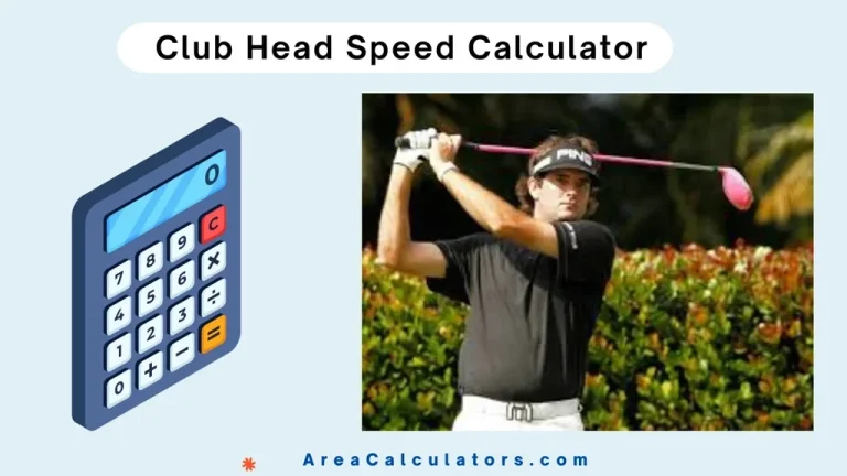 club head speed calculator