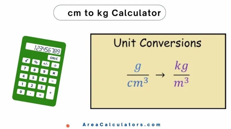 cm to kg calculator
