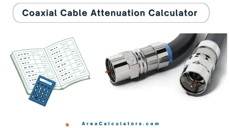coaxial cable attenuation calculator