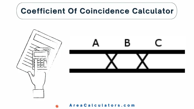 coefficient of coincidence calculator